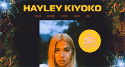 Desktop Screenshot of hayleykiyokoofficial.com